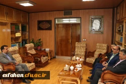 دیدار سرپرست دانشگاه فرهنگیان استان اصفهان و مدیرکل آموزش و پرورش استان
