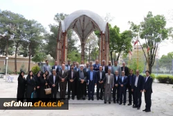 حضور مدیران دانشگاه فرهنگیان و آموزش و پرورش استان در جوار شهدای گمنام دانشگاه