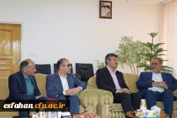 دیدار سرپرست دانشگاه فرهنگیان اصفهان با فرماندار شهرستان اصفهان