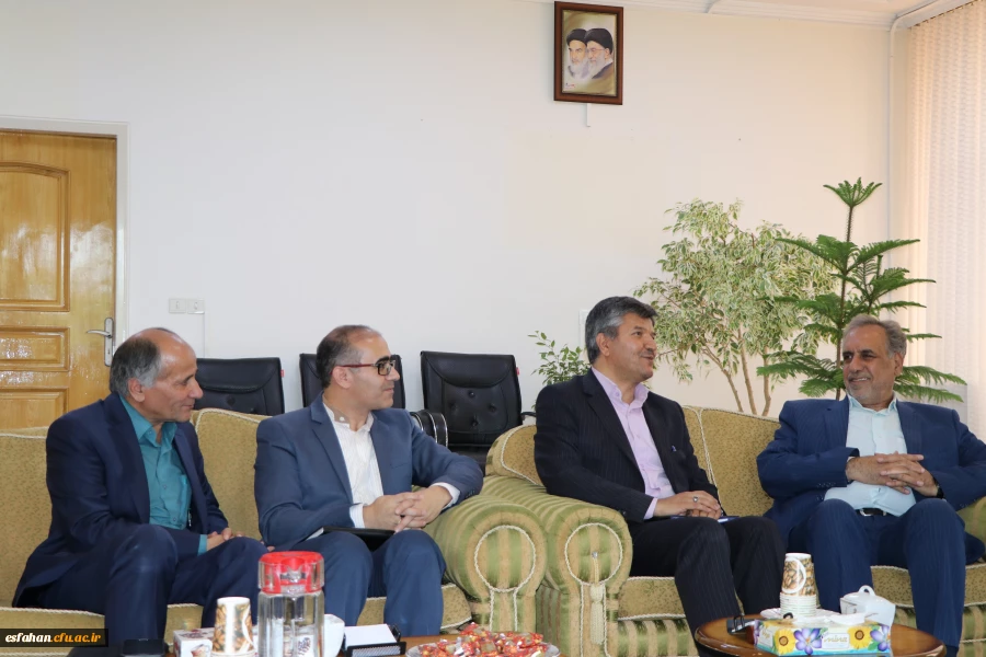 دیدار سرپرست دانشگاه فرهنگیان اصفهان با فرماندار شهرستان اصفهان