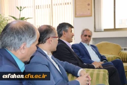 دیدار سرپرست دانشگاه فرهنگیان اصفهان با فرماندار شهرستان اصفهان