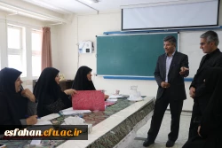 بازدید رییس و معاونان دانشگاه فرهنگیان اصفهان از روند مصاحبه داوطلبان