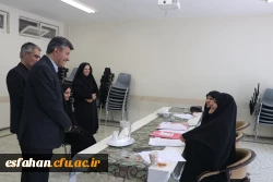 بازدید رییس و معاونان دانشگاه فرهنگیان اصفهان از روند مصاحبه داوطلبان
