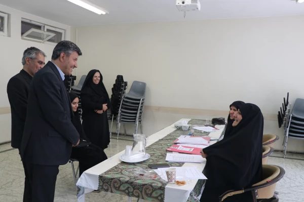 بازدید رییس و معاونان دانشگاه فرهنگیان اصفهان از روند مصاحبه داوطلبان