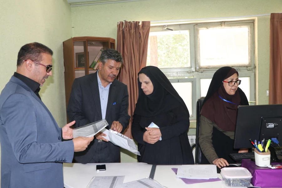 بازدید رییس و معاونان دانشگاه فرهنگیان اصفهان از روند مصاحبه داوطلبان