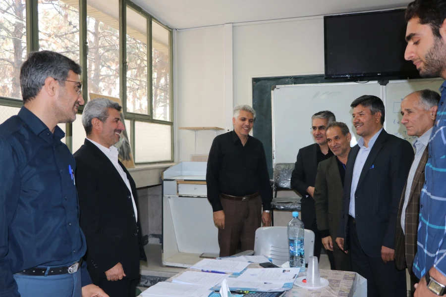 بازدید رییس و معاونان دانشگاه فرهنگیان اصفهان از روند مصاحبه داوطلبان