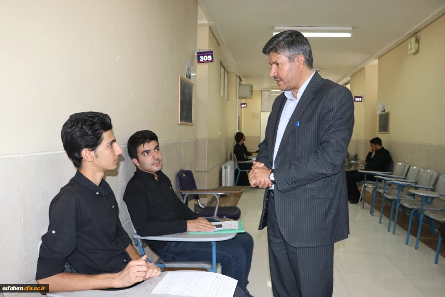 بازدید رییس و معاونان دانشگاه فرهنگیان اصفهان از روند مصاحبه داوطلبان