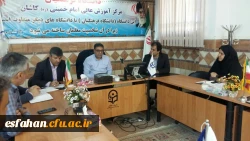 حضور و بازدید سرپرست معاونت دانشجویی از مرکزآموزش عالی امام خمینی(ره) کاشان