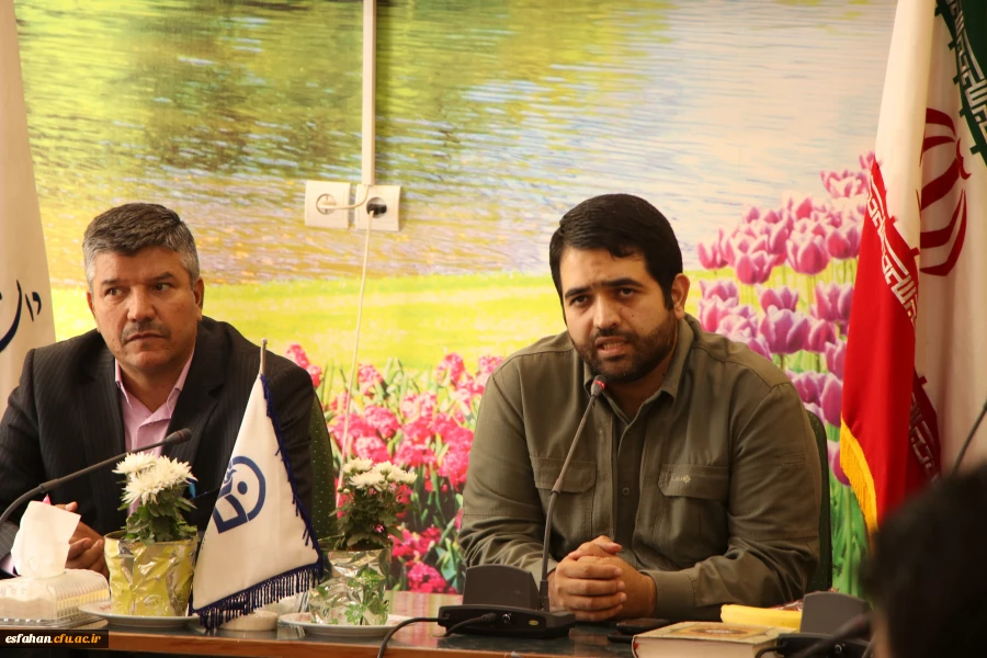 معارفه مسئول حوزه بسیج دانشجویی دانشگاه فرهنگیان استان اصفهان