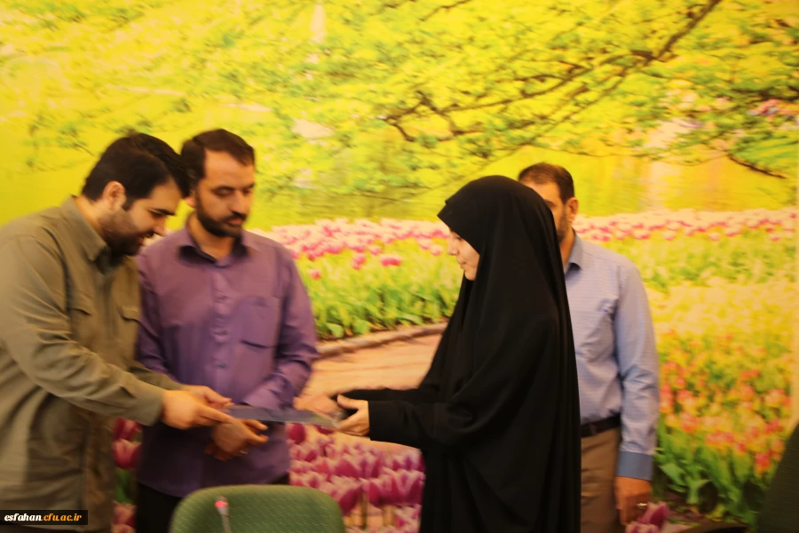 معارفه مسئول حوزه بسیج دانشجویی دانشگاه فرهنگیان استان اصفهان