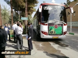 مراسم اعزام و بدرقه کاروان دانشجویان زائر اربعین حسینی