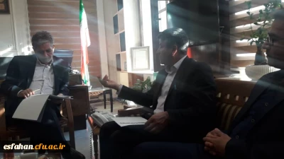 در راستای اجرای طرح 100-31 دانشگاه فرهنگیان صورت گرفت:

دیدار مدیریت دانشگاه فرهنگیان استان اصفهان با معاون امور عمرانی استانداری اصفهان