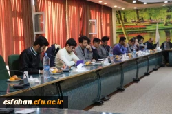 نشست ریاست دانشگاه با اعضای شورای صنفی دانشجویان و مدیرمسئولان نشریات دانشجویی