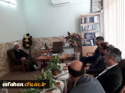 دیدار و نشست تعاملی با نماینده ولی فقیه در شهرستان نجف آباد و امام جمعه شهرستان