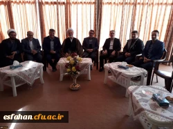 دیدار و نشست تعاملی با نماینده ولی فقیه در شهرستان نجف آباد و امام جمعه شهرستان