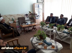 دیدار و نشست تعاملی با نماینده ولی فقیه در شهرستان نجف آباد و امام جمعه شهرستان