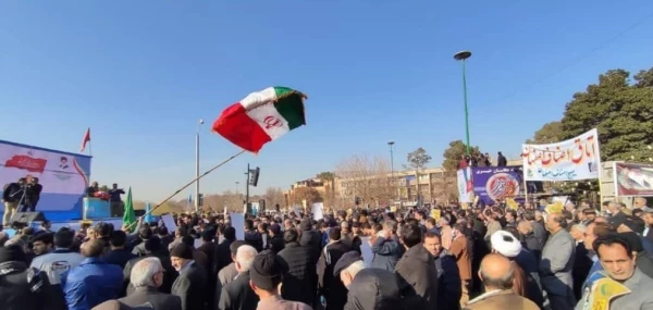 حضور مسئولین و دانشجویان دانشگاه فرهنگیان استان اصفهان درمراسم گرامیداشت یوم الله 9 دی