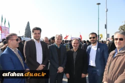 حضور مسئولین و دانشجویان دانشگاه فرهنگیان استان اصفهان درمراسم گرامیداشت یوم الله 9 دی