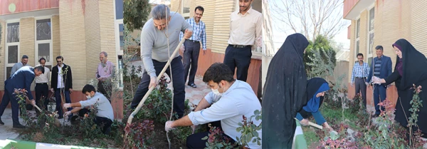برگزاری مراسم روز درختکاری در دانشگاه فرهنگیان استان اصفهان 