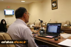 جلسه آموزش مجازی نیروهای خدماتی پردیس ها و مراکز در خصوص مقابله با کرونا 2