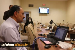 جلسه آموزش مجازی نیروهای خدماتی پردیس ها و مراکز در خصوص مقابله با کرونا 6