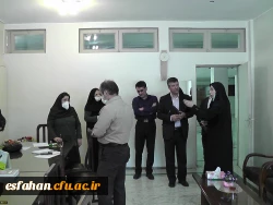 بازدید مدیریت استانی و مسئول نهاد نمایندگی مقام معظم رهبری از پردیس حضرت فاطمه زهرا(س)  اصفهان 5