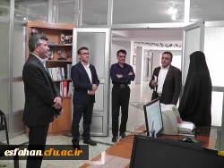 بازدید مدیریت استانی و مسئول نهاد نمایندگی مقام معظم رهبری از پردیس حضرت فاطمه زهرا(س)  اصفهان 9