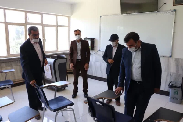 بازدید معاون استاندار و فرماندار ویژه شهرستان نجف آباد از مرکز آموزش عالی شهید آیت نجف آباد 2