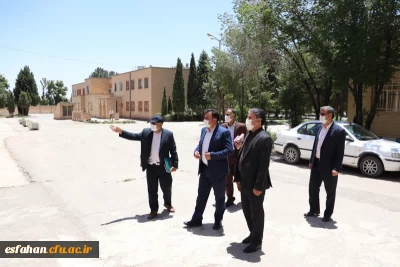بازدید معاون استاندار و فرماندار شهرستان نجف آباد از مرکز آموزش عالی شهید دکتر آیت نجف آباد