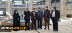 بازدید سرپرست محترم مدیریت امور پردیس های دانشگاه فرهنگیان استان اصفهان از مرکز امام خمینی (ره) کاشان 2