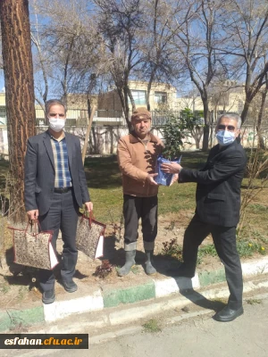 تقدیر از باغبانان زحمتکش پردیس فاطمه زهرا(س)