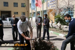 کاشت نهال در مدیریت امور پردیس های استان 5