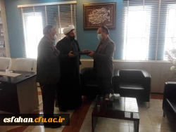 تقدیر از همکاران جانباز در پردیس شهید باهنراصفهان 2