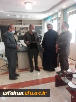 تقدیر از همکاران جانباز در پردیس شهید باهنراصفهان 4
