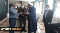 تقدیر از همکاران جانباز در پردیس شهید باهنراصفهان 5