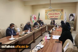 بازدید هیئت نظارت استانی وزارت علوم و تحقیقات و فنآوری از مدیریت امور پردیس های دانشگاه فرهنگیان استان اصفهان 3