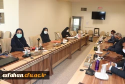 بازدید هیئت نظارت استانی وزارت علوم و تحقیقات و فنآوری از مدیریت امور پردیس های دانشگاه فرهنگیان استان اصفهان 4