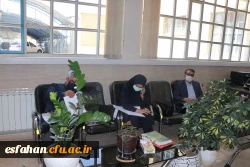 بازدید هیئت نظارت استانی وزارت علوم و تحقیقات و فنآوری از مدیریت امور پردیس های دانشگاه فرهنگیان استان اصفهان 7