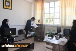 بازدید هیئت نظارت استانی وزارت علوم و تحقیقات و فنآوری از مدیریت امور پردیس های دانشگاه فرهنگیان استان اصفهان 13