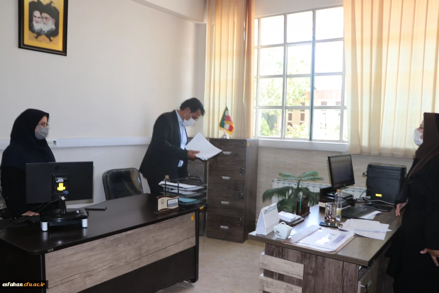 بازدید هیئت نظارت استانی وزارت علوم و تحقیقات و فنآوری از مدیریت امور پردیس های دانشگاه فرهنگیان استان اصفهان 13