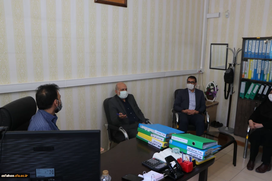 بازدید هیئت نظارت استانی وزارت علوم و تحقیقات و فنآوری از مدیریت امور پردیس های دانشگاه فرهنگیان استان اصفهان 19