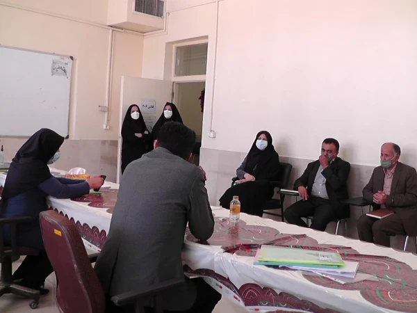 بازدید دکتر آقا حسینی از روند مصاحبه داوطلبین ورود به دانشگاه فرهنگیان در پردیس فاطمه الزهرا(س) 2