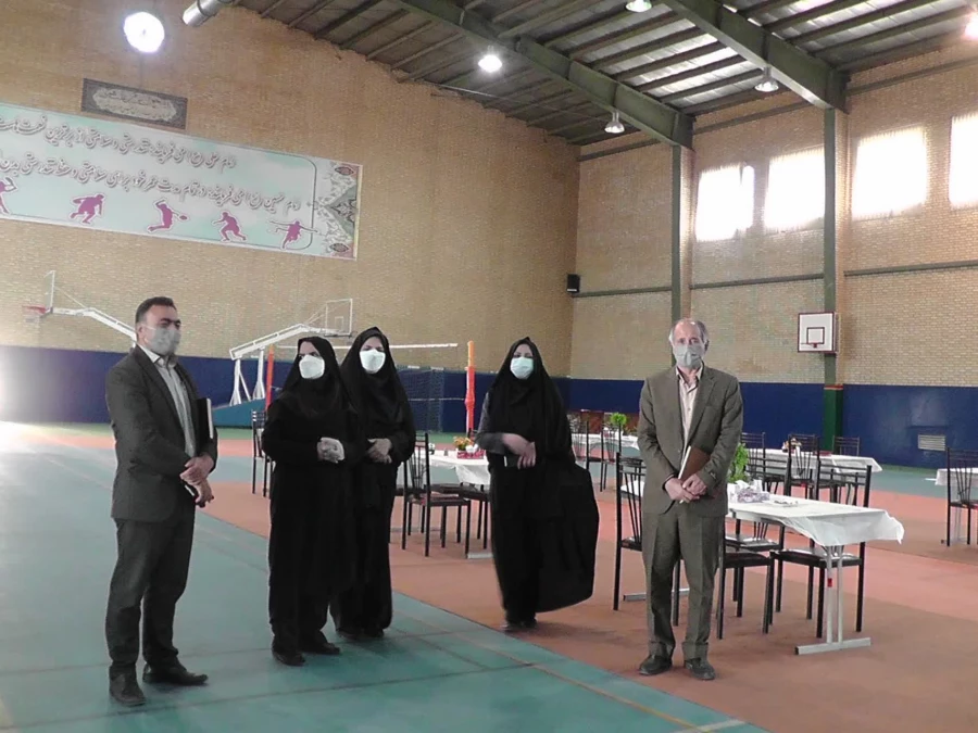 بازدید دکتر آقا حسینی از روند مصاحبه داوطلبین ورود به دانشگاه فرهنگیان در پردیس فاطمه الزهرا(س) 2