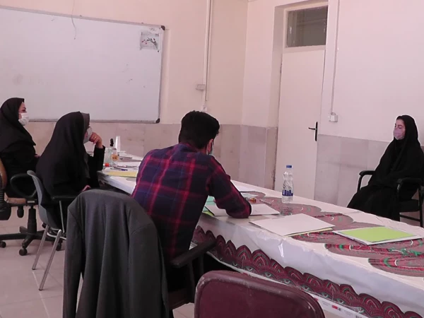 بازدید دکتر آقا حسینی از روند مصاحبه داوطلبین ورود به دانشگاه فرهنگیان در پردیس فاطمه الزهرا(س) 2