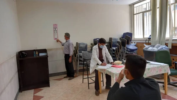 بازدید دکتر آقا حسینی از روند مصاحبه داوطلبین ورود به دانشگاه فرهنگیان در پردیس فاطمه الزهرا(س) 2