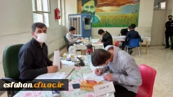 بازدید دکتر آقا حسینی از روند مصاحبه داوطلبین ورود به دانشگاه فرهنگیان در پردیس فاطمه الزهرا(س) 2