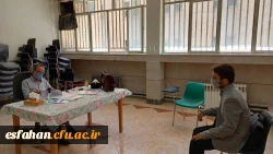 بازدید دکتر آقا حسینی از روند مصاحبه داوطلبین ورود به دانشگاه فرهنگیان در پردیس فاطمه الزهرا(س) 2