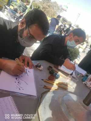 برپایی موکب تربیتی اربعین حسینی بسیج دانشجویی دانشگاه فرهنگیان استان اصفهان در مسیر پیاده روی شهر اصفهان  2