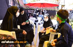 برپایی موکب تربیتی اربعین حسینی بسیج دانشجویی دانشگاه فرهنگیان استان اصفهان در مسیر پیاده روی شهر اصفهان  2