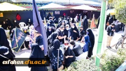 برپایی موکب تربیتی اربعین حسینی بسیج دانشجویی دانشگاه فرهنگیان استان اصفهان در مسیر پیاده روی شهر اصفهان  2